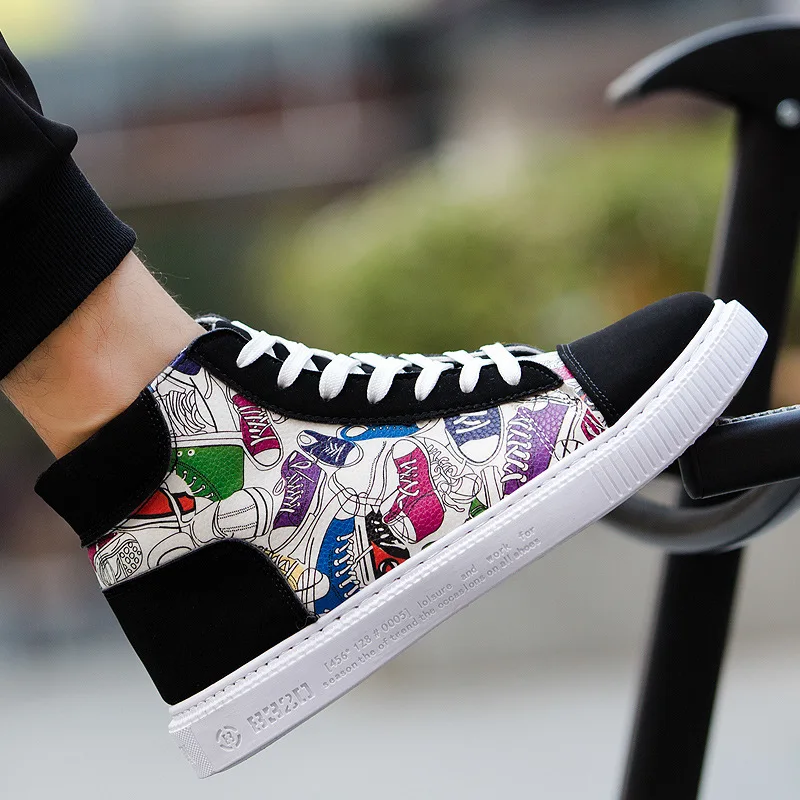 Всесезонная Новая мужская обувь для старшей школы повседневная вождения