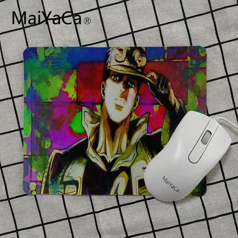 No Lock Edge18x22cm MaiYaCa Новые поступления jojo невероятное приключение уникальный настольная панель коврик для игровой мыши Размеры для 18x22 см 25x29 см) с небольшой платформой, коврик для мыши с изображением - Цвет: No Lock Edge18x22cm