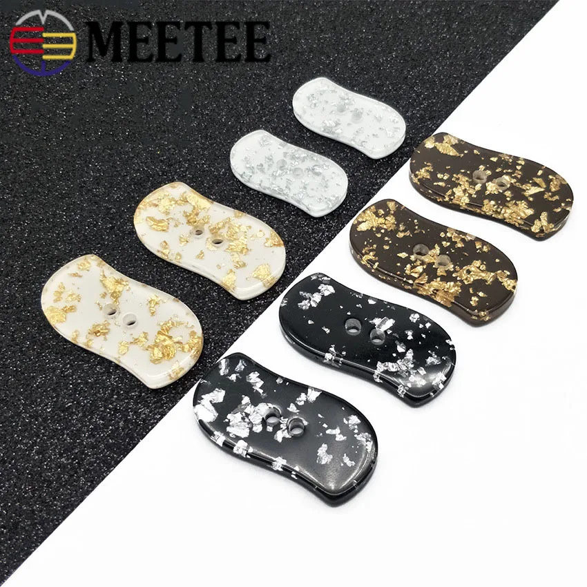 50 шт. Meetee Экологичные Ретро 2-пуговица из смолы мужские костюмы пальто