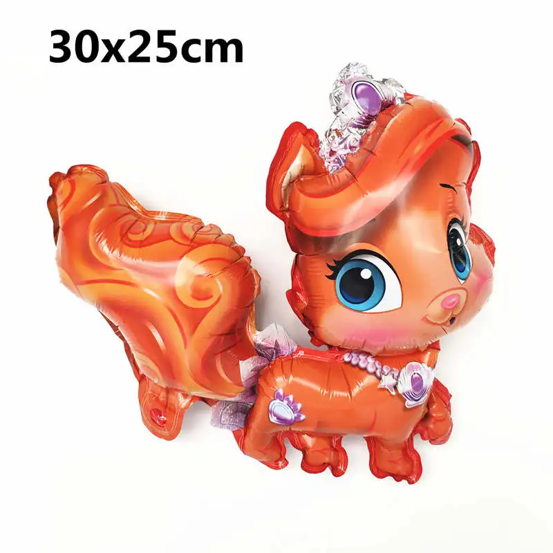 red 1pcs Babyshower 4D Unicorn Balloon My Little Pony Party Decoration Birthday Party Decorations Kids Happy Party kids Decoration - Цвет: red
