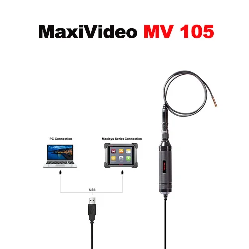 AUTEL MV105 Autel MaxiLink ML329 считыватель кода OBDII eobd ключ подготовки автовин функция Автомобильный сканер для диагностики инструмент лучше, чем AL319 - Цвет: AUTEL MV105