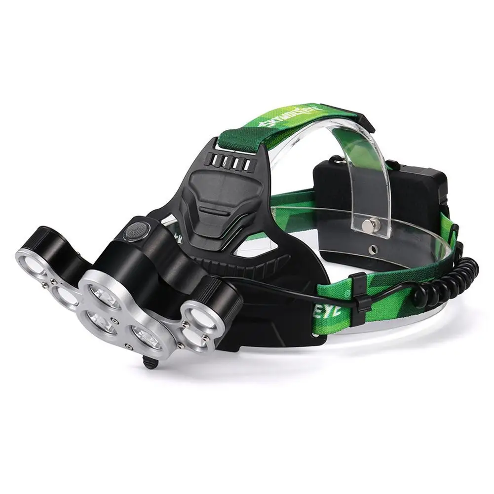5000LM T6+XPE LED Head Lamp Zoomable 4 Mode 7 led Headlight Tube Torch Flashlight for Outdoor Lighting | Освещение