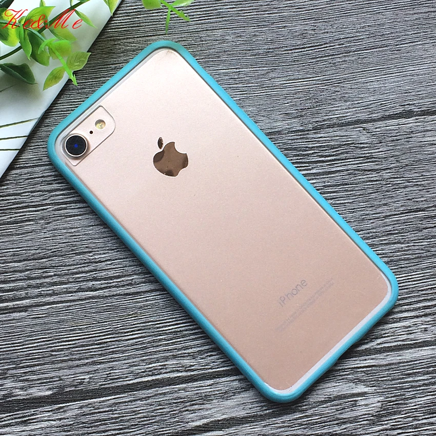 Для iPhone8 Жесткий PC+ мягкий TPU чехол для iPhone 7 8 6s Plus X XS 11Pro чехол для MAX XR чехол s телефон оболочка Мода красочная рамка Прозрачный