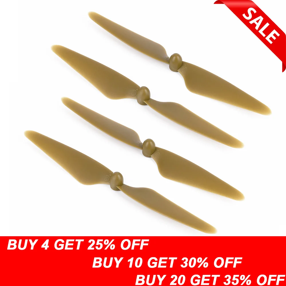 4 шт./лот серый ABS AB Prop лезвия CW CCW пропеллеры Замена для Hubsan H501S (2 пары)|cw ccw|propeller
