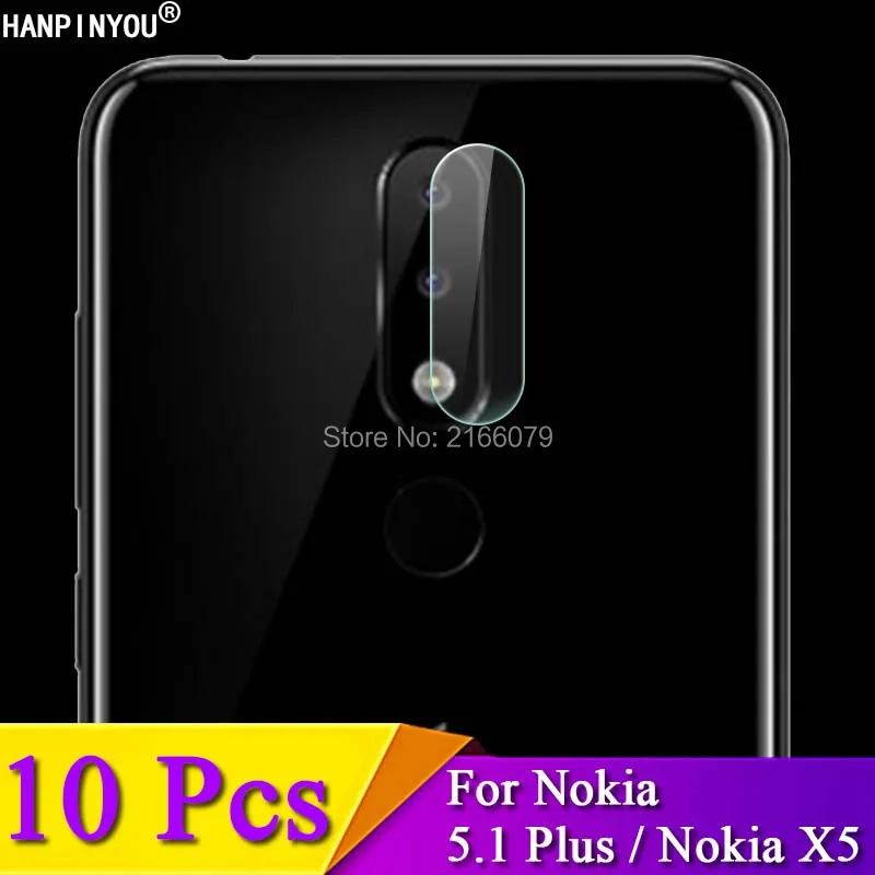 10 шт./лот защитная пленка для задней камеры Nokia 5 1 Plus / X5 86 &quot из мягкого
