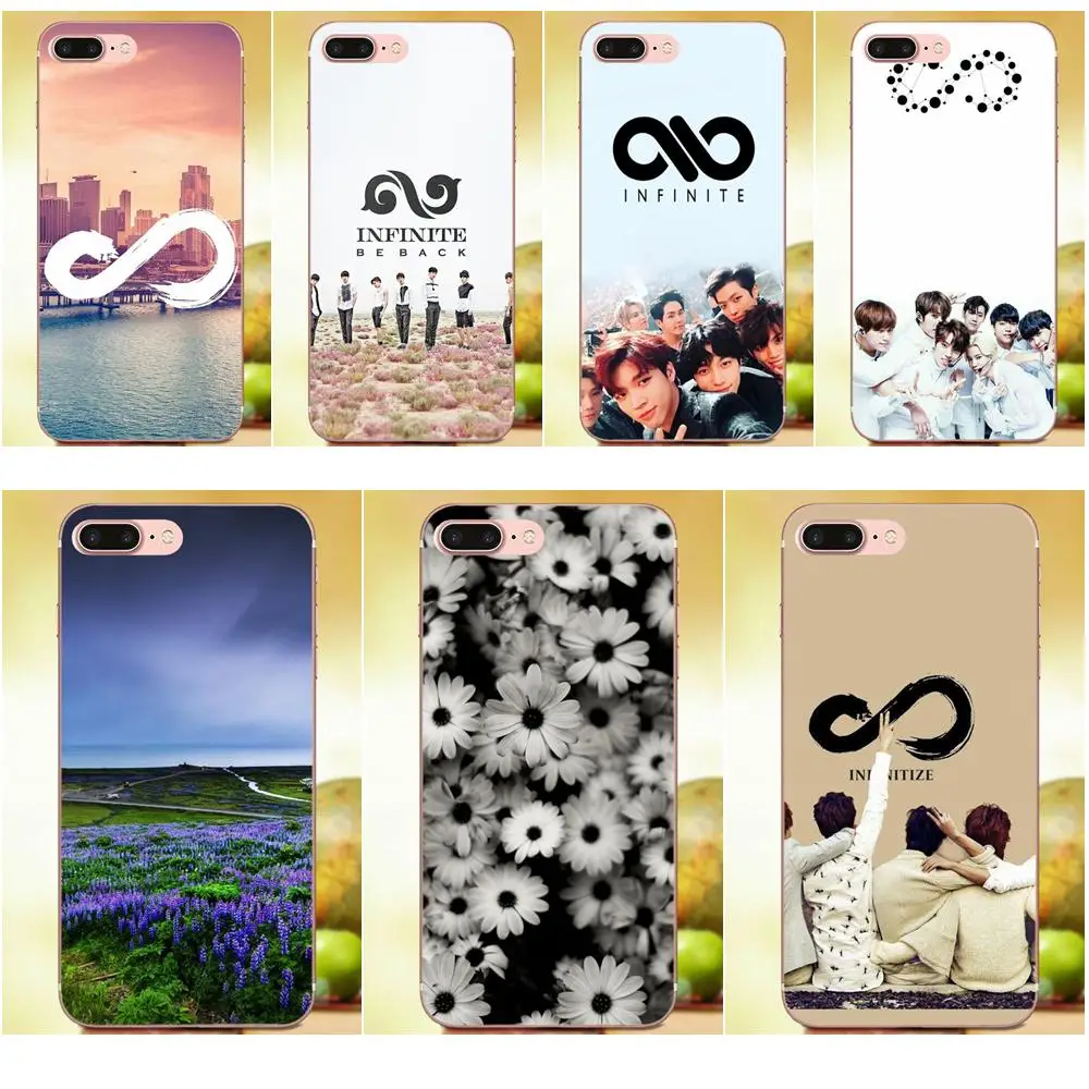 TPU Capa Korea Infinite Kpop для мальчиков Galaxy A3 A5 A7 On5 On7 2015 2016 2017 Grand Alpha G850 Core2 Prime S2