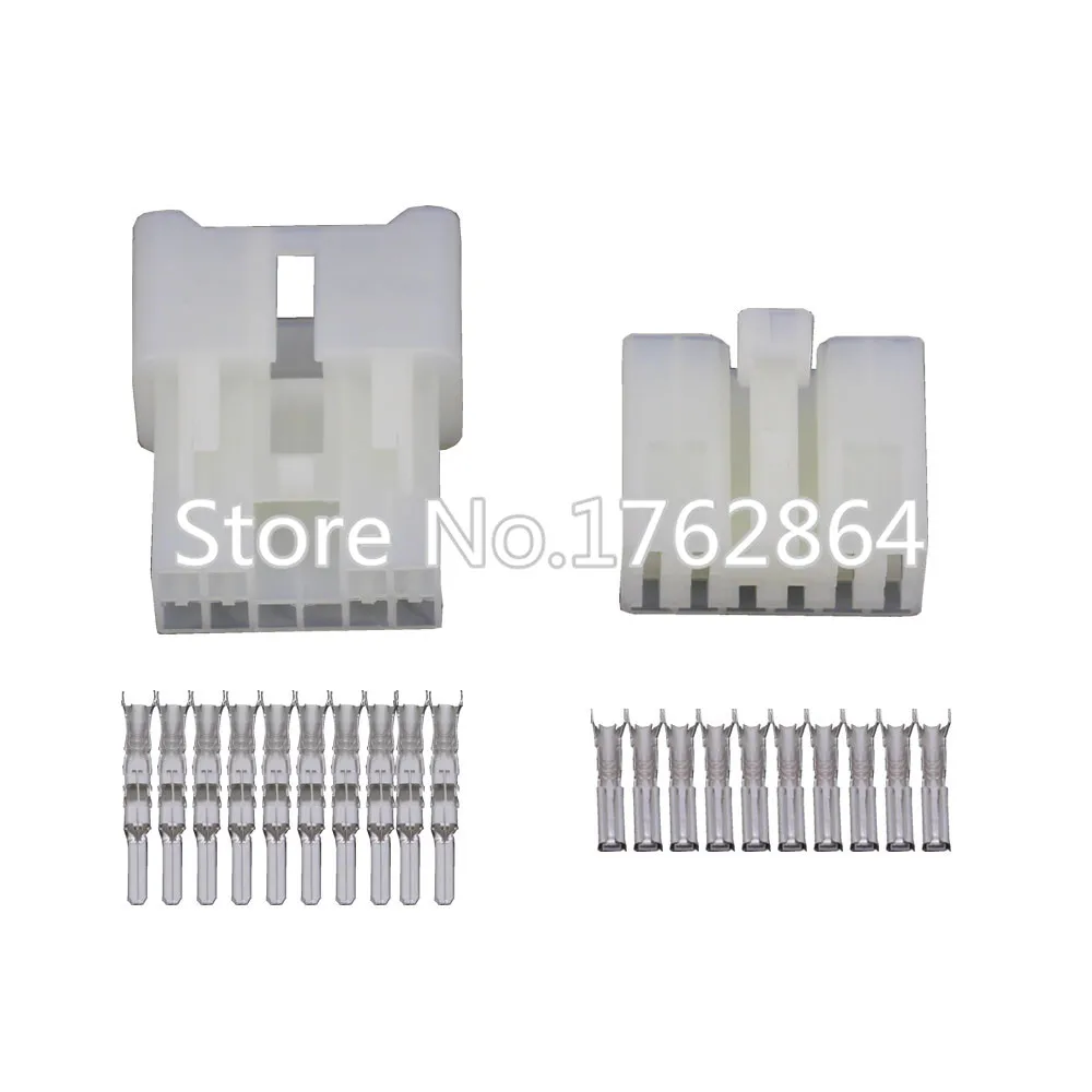 5 sets10 контактный автомобильный соединитель штекер и гнездо с клеммой DJ7101A 2.3 11/21