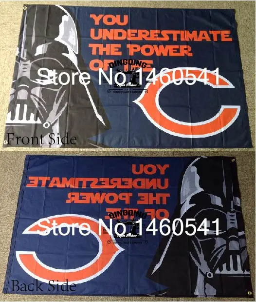 Chicago Bears войны флаг 3ft x 5ft полиэстер NFL баннер летающие Размеры № 4 144*96 см qingqing | Дом
