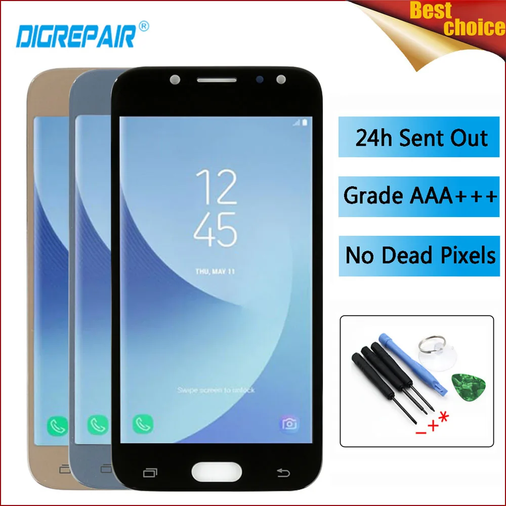 Для samsung Galaxy J5 Pro lcd J530 J530F SM-J530F дисплей сенсорный экран дигитайзер j530f lcd для samsung j5 pro дисплей