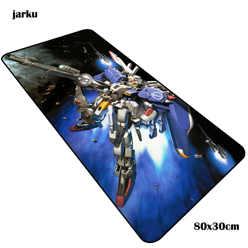GUNDAM коврик для мышки с аниме 800x300x2 мм игровой коврик для мыши геймер Коврик для мыши компьютер натуральный каучук Настольный коврик большой игровой коврик
