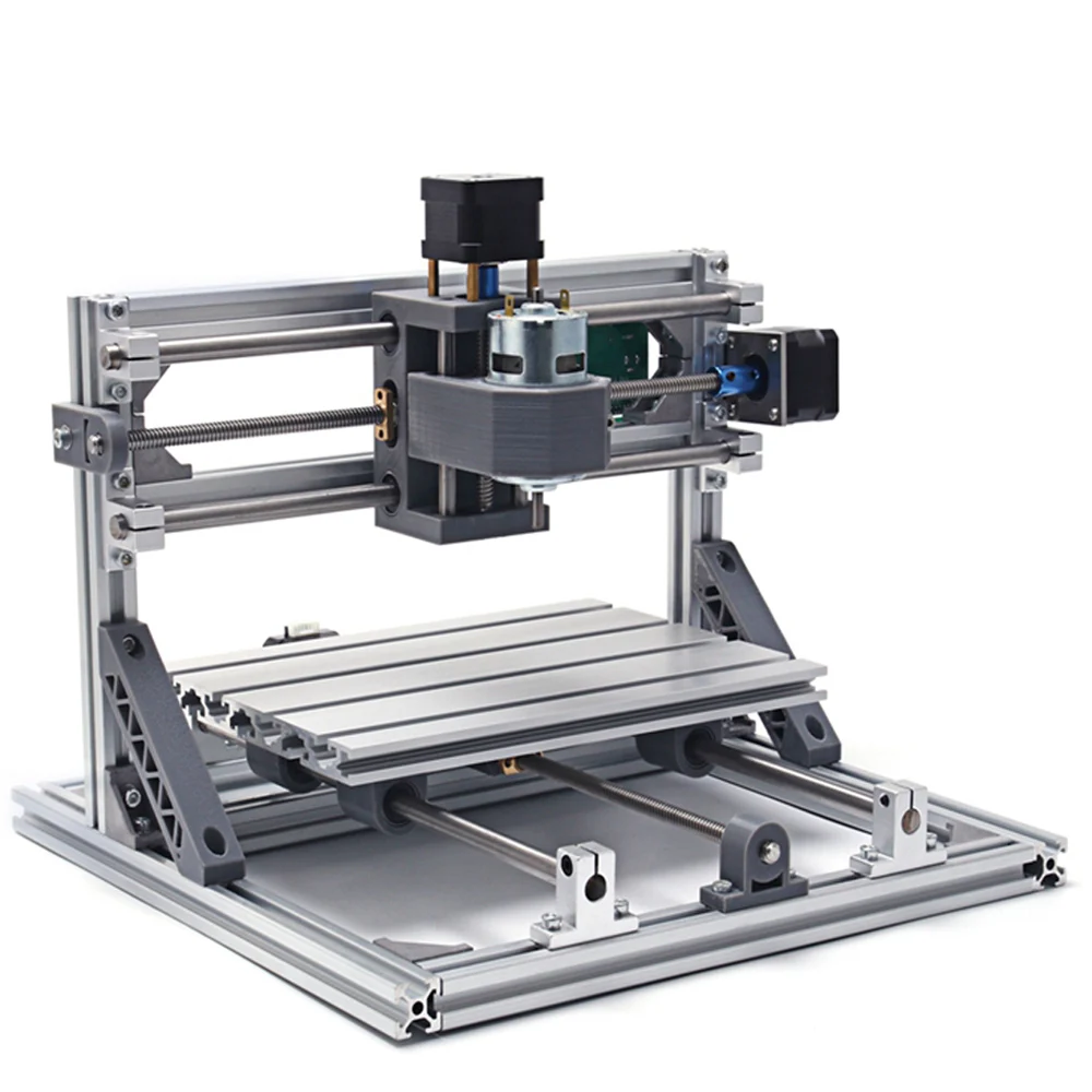 CNC 2418+ 2500 МВт лазерный GRBL контроль Diy лазерная гравировка ER11 станок с ЧПУ, 3 оси pcb фрезерный станок, деревянный маршрутизатор+ 2,5 Вт лазер