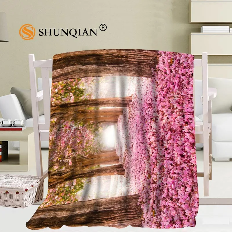 Miglior Personalizzato Modello Foresta Coperta Da Viaggio Home TV Casual Relax Per La Famiglia Morbido Fluffy Warm Blanket # QWE980J