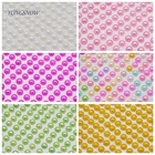 1 лист 6 мм яркие цветные жемчужные стразы с плоской задней поверхностью наклейки для автомобиля алмазное украшение самоклеющиеся наклейки для скрапбукинга