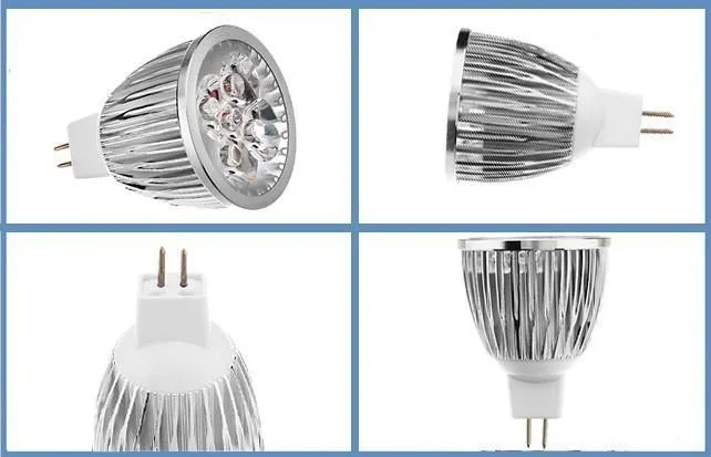 Люминесцентный фонарь CREE MR16-GU5.3 Светодиодный прожектор лампы 12 V 220 V 110 V 9 Вт, 12 Вт, 15 Вт, Светодиодный точечный светильник, лампочка GU10 теплый/холодный белый