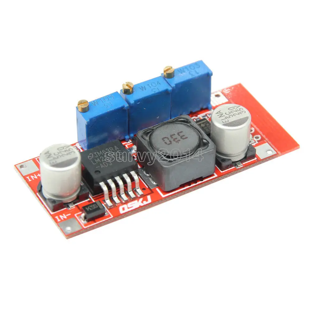 LM2596 DC понижающий CC CV блок питания светодиодный драйвер зарядное устройство