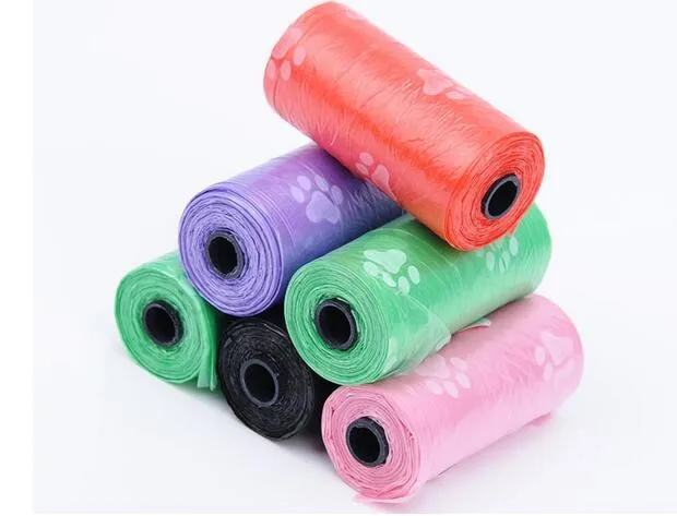 7500 Pieces = 500 Rolls Pet Supplies Dog Poop Bag Bags Cat Waste Pick Up Clean For Dog's lin4070 | Дом и сад