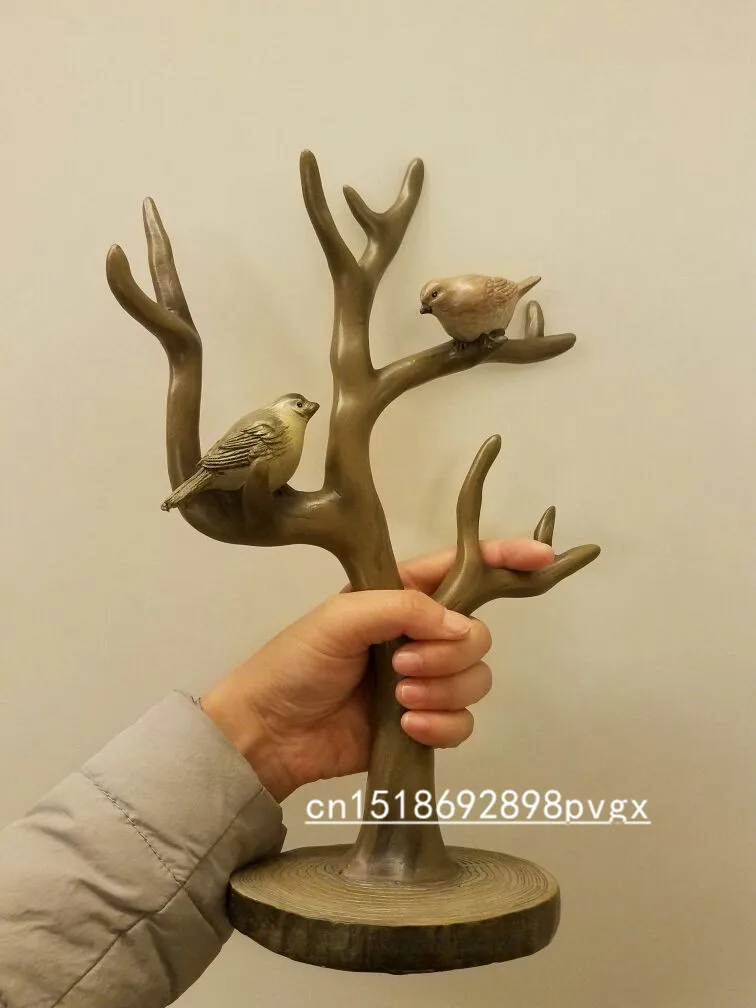 Украшения в стиле американской деревни ретро ветки птицы вилки стеллажи для