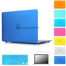 Чехол для ноутбука Apple MacBook Air Pro Retina 11 12 13 15 Матовый Жесткий чехол