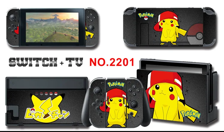Для nintendo Switch Pain sticker консоль Dock Joy Con полное покрытие цветной бумажной кожи Закаленное стекло протектор экрана от 2000-2305