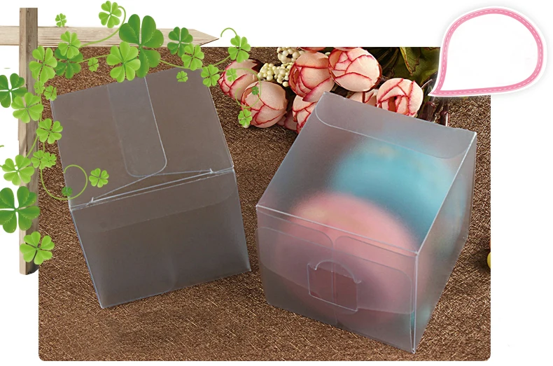 Packing Boxes For Gifts/chocolate/candy/cosmetic/crafts Square Matte Pvc Box