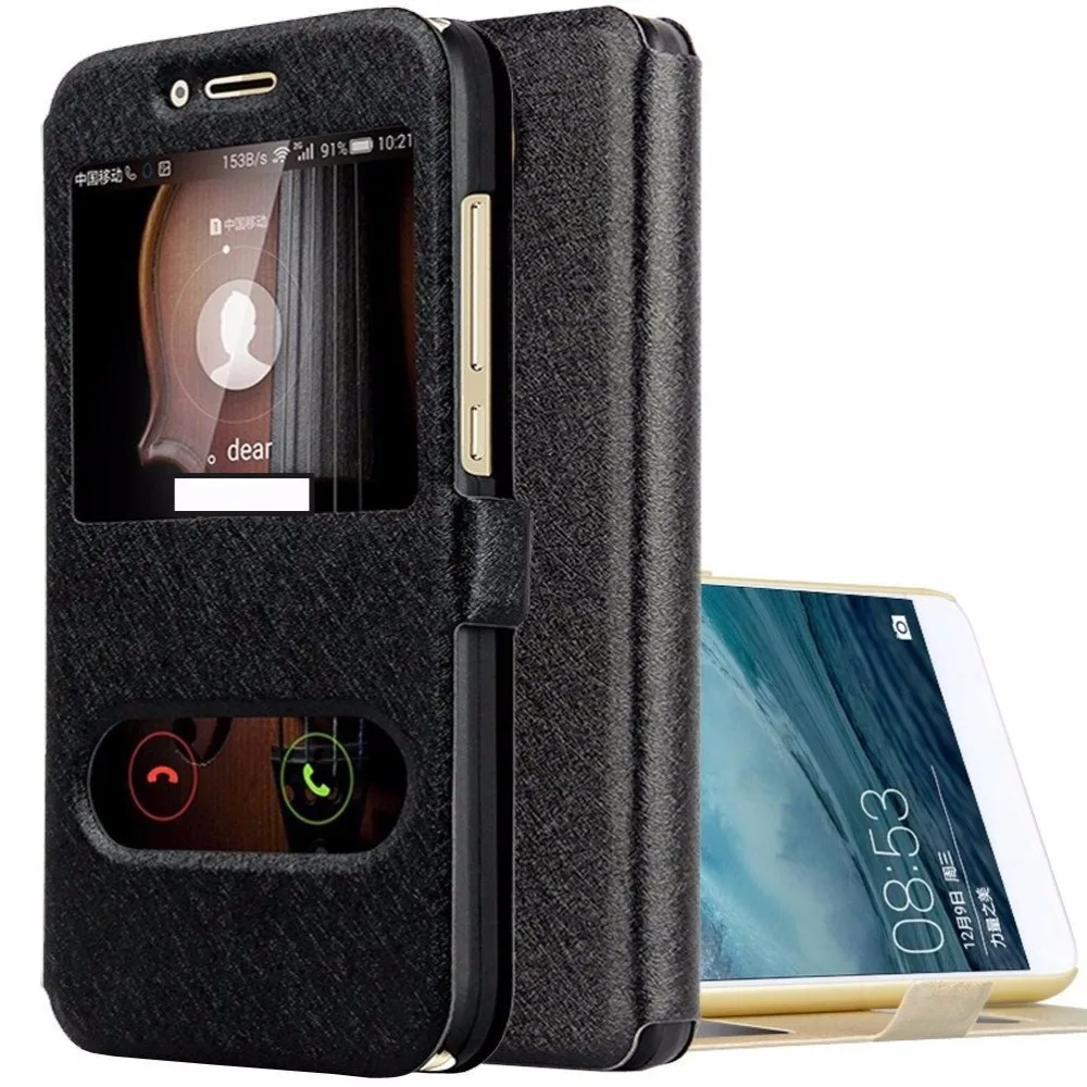 Быстрый флип чехол для huawei Honor 8 lite 2017 кожаный с окошком P8 2017|case for p8|flip casecase |