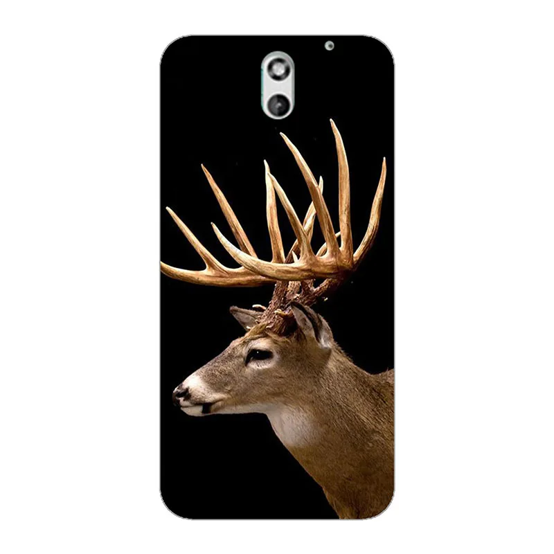 Милые модные цветок чехол для HTC Desire 610 чехол с принтом чехол для телефона Fundas Coque матовая животных в виде ракушки - Цвет: A129