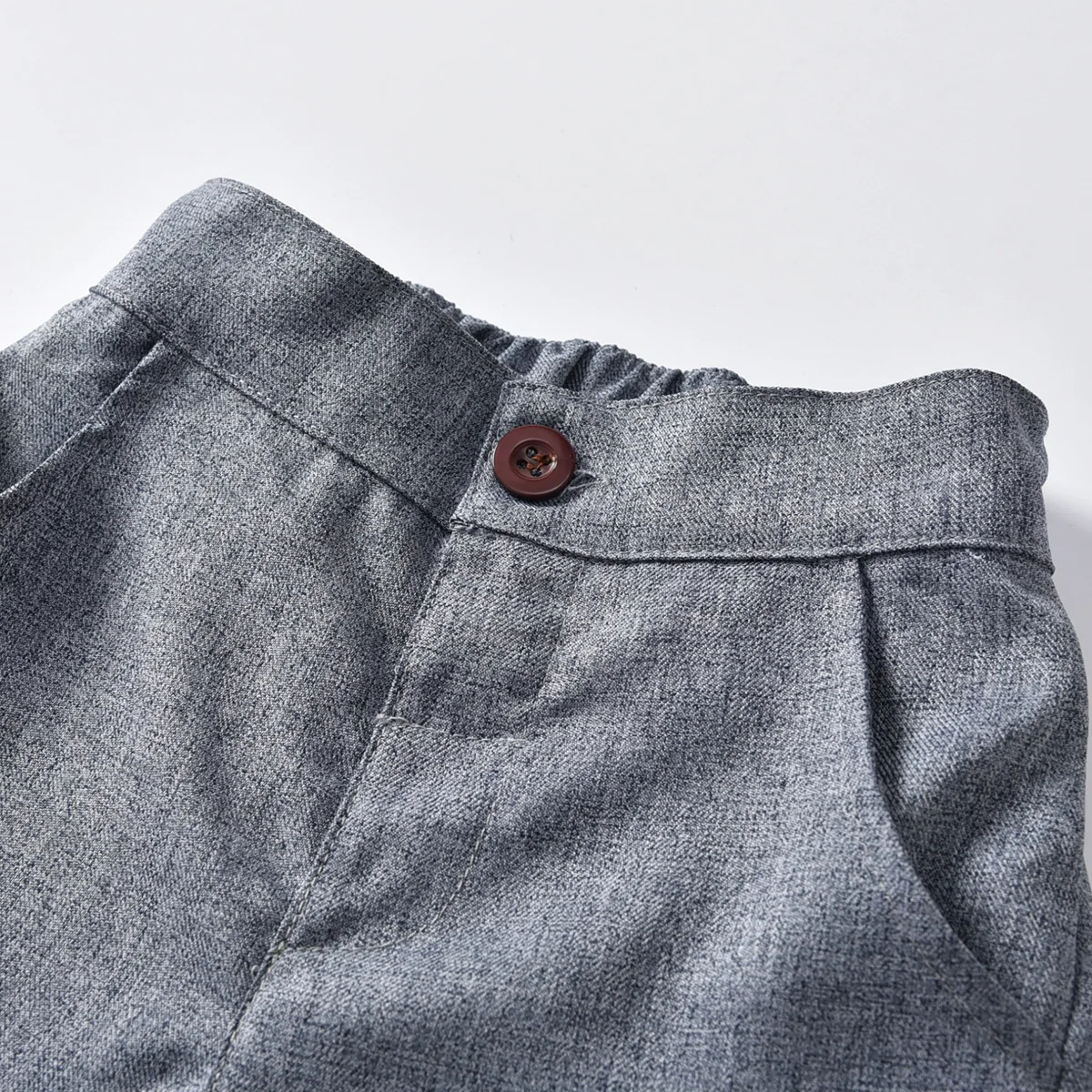 Комплект из 3 предметов: серый жилет + белая рубашка штаны блейзеры для маленьких