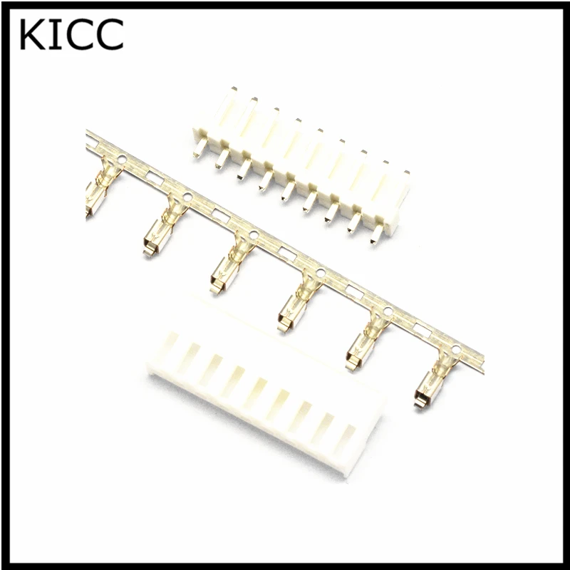 VH3.96 5P Straight pin Connecting terminal VH 3.96mm 5Pin Connector Plug+Socket+Metal reed 10Sets | Обустройство дома