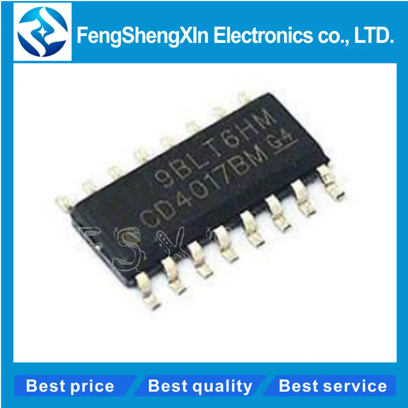 10 шт./лот CD4017BM HEF4017BT CD4017 HCF4017 SOP-16 CMOS счетчик/разделители IC | Электронные компоненты