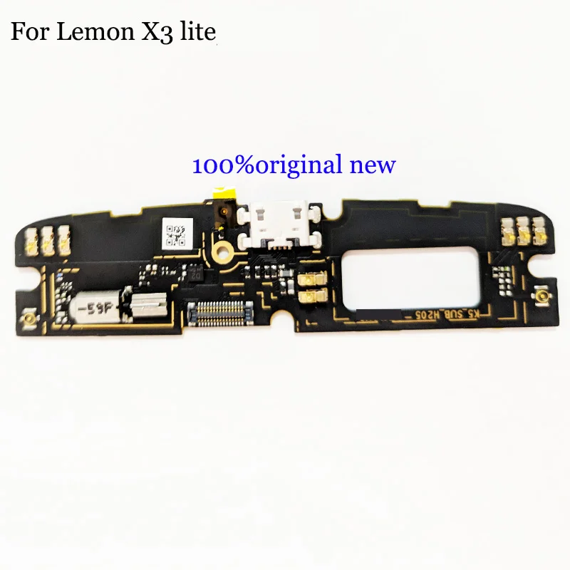 Новый оригинальный для Lenovo Lemon x3 lite USB зарядка плата и микрофон Ремонт Для x3lite Micro