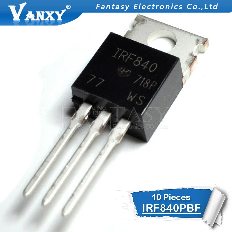 10 шт. IRF840 TO-220 IRF840PBF TO220 новый и оригинальный IC | Электронные компоненты