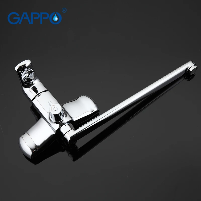GAPPO Смесители для ванной комнаты кран настенный латунный Смеситель ванны