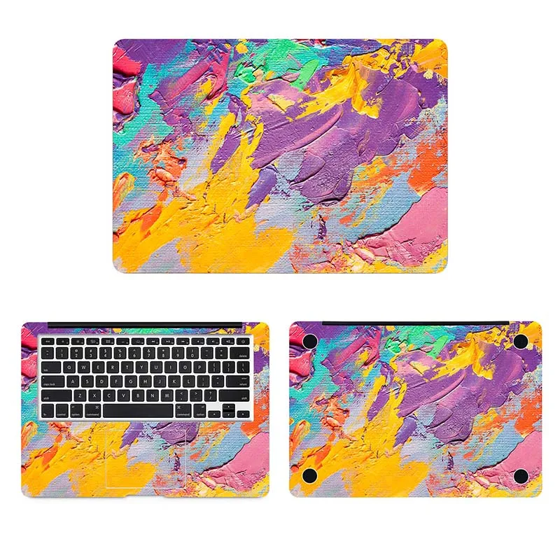 Масляная живопись граффити Кожа ноутбука Наклейка для Macbook Стикер Pro Air retina 11 12 13 15 дюймов Mac hp защитный чехол кожа - Цвет: ACD side