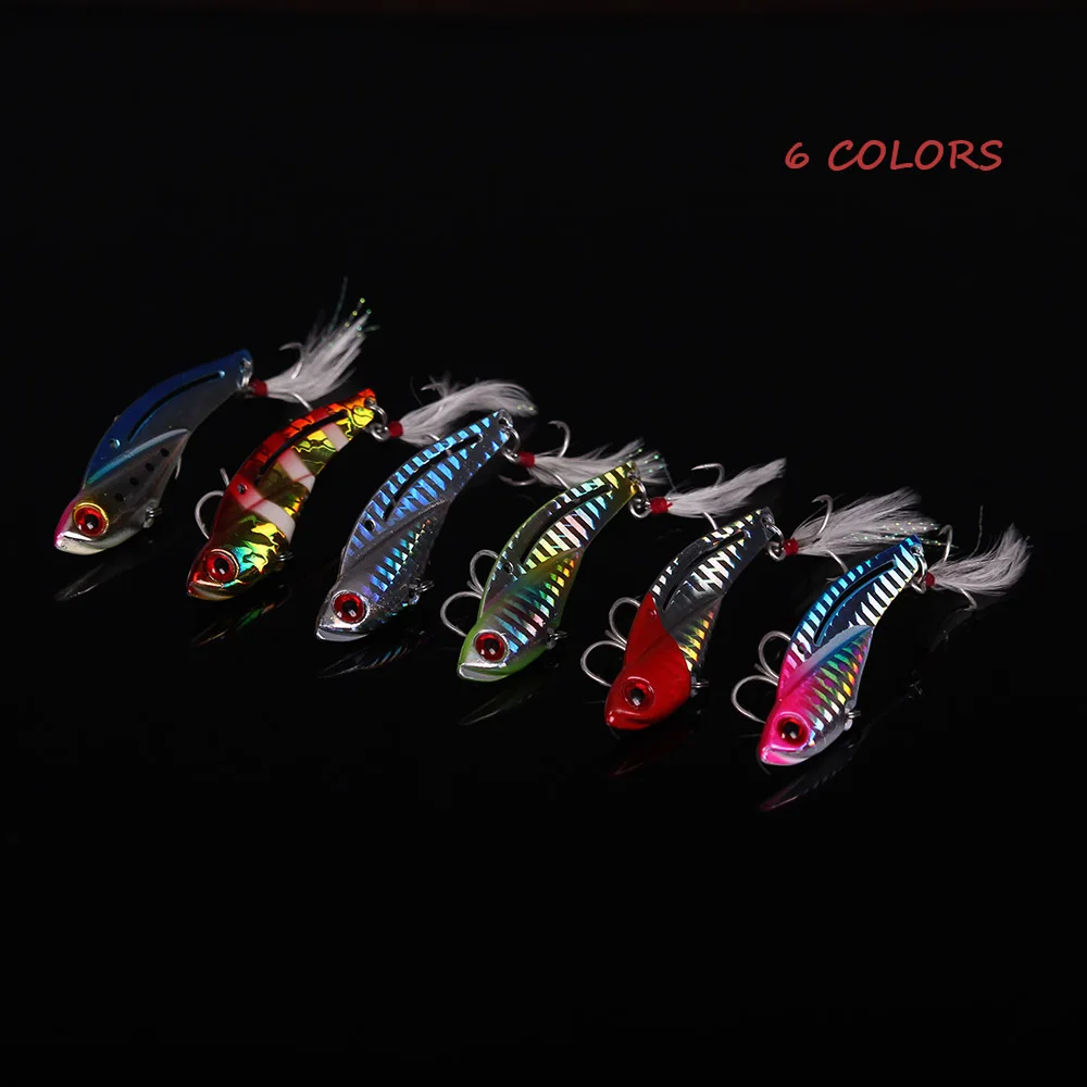 10 г/14 г/20 г/25 г VIB твердая приманка с шариками и тройными крючками Vib Crankbait Fish воблер