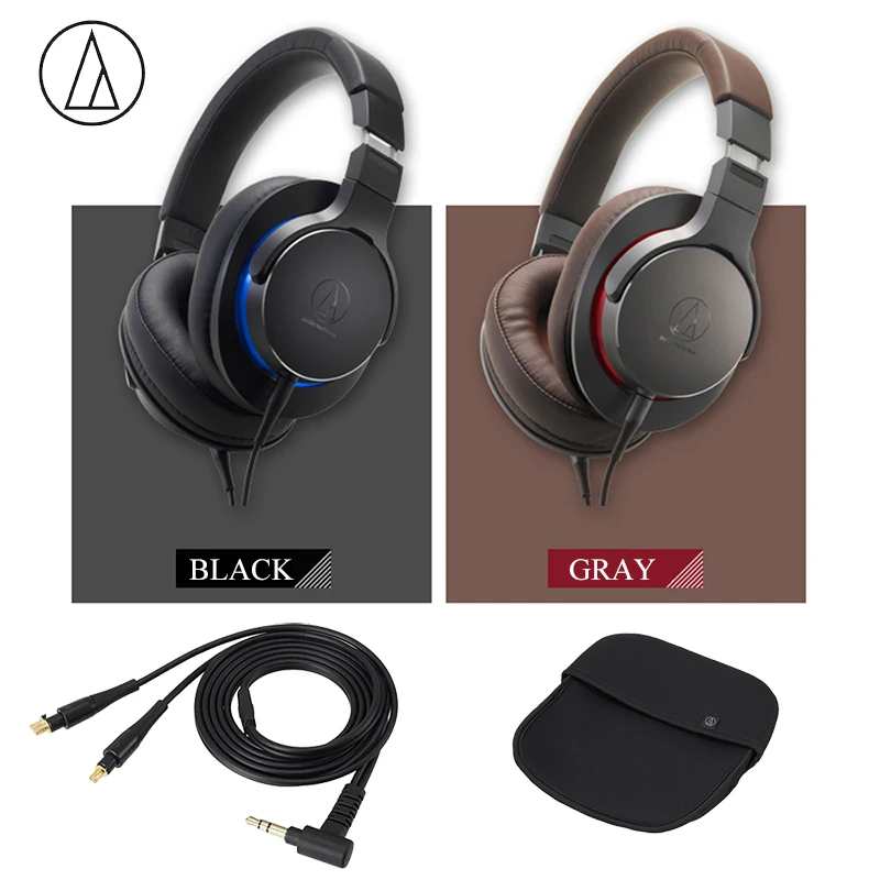 Оригинальные наушники Audio Technica ATH MSR7b профессиональные вкладыши портативные