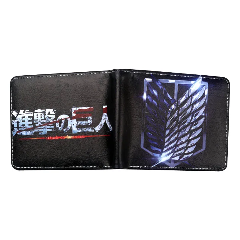 Новый аниме для косплея по атака на Титанов (кошелек Косплэй аксессуар с печатью