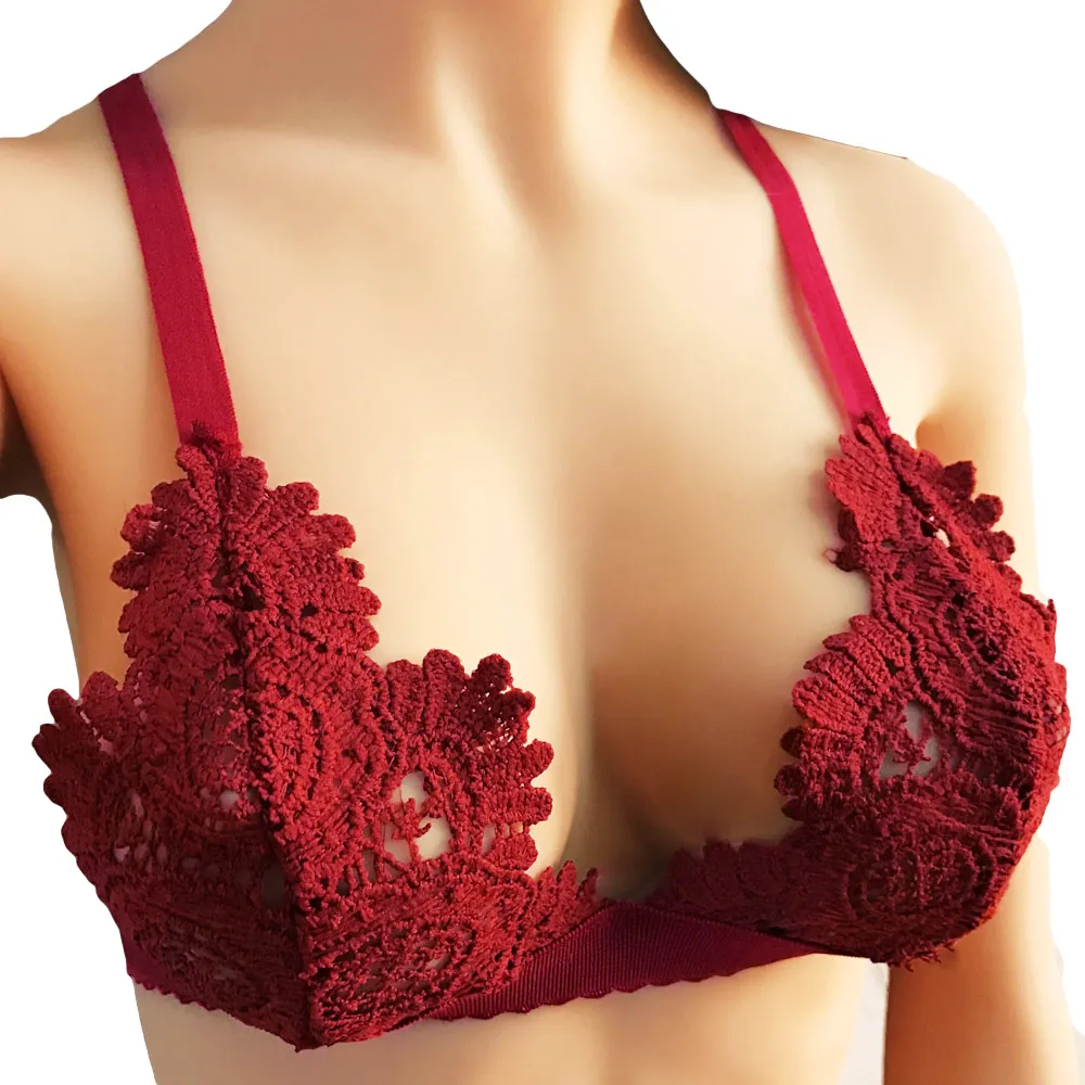 Сексуальные Вязаные Короткие топы для женщин лето 2019 бюстгальтер с кружевами