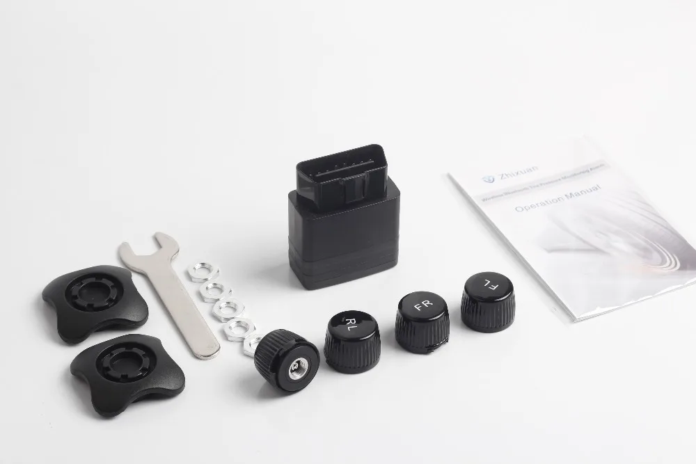 DLCLH OBD TPMS EX внутренние датчики Bluetooth 4,0 приложение дисплей диагностический инструмент для автомобиля детектор dvr Интерфейс android iphone