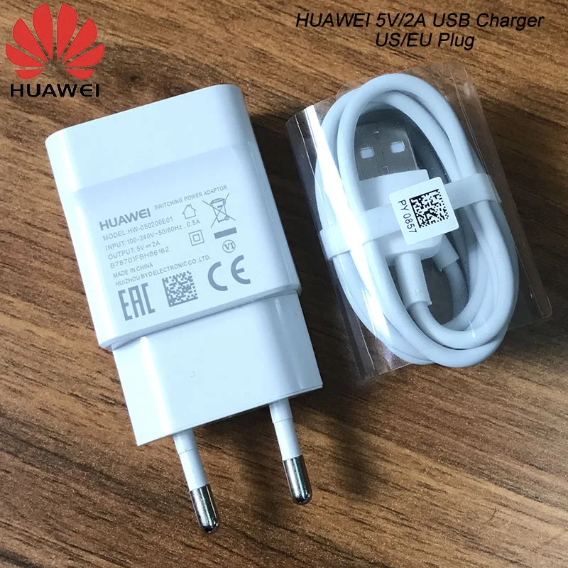Оригинальное настенное быстрое зарядное устройство Huawei 5 В 2 А QC2.0 адаптер 1 м