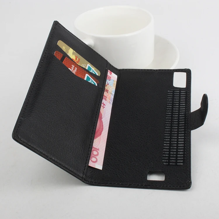 For Prestigio MP 7557 Phone Case Folio Flip Pure Color Lichee Pattern PU Leather Wallet Cover Cash/Card Slots sanheng | Мобильные