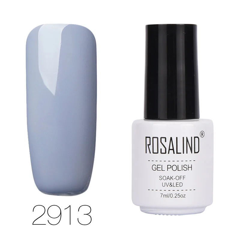2913 ROSALIND, 7 мл, 68 цветов, серия, Гель-лак для ногтей, лак, гель-краска, замочить, Vernis, полуперманентный, УФ-лак для ногтей, гель-лаки - Цвет: 2913