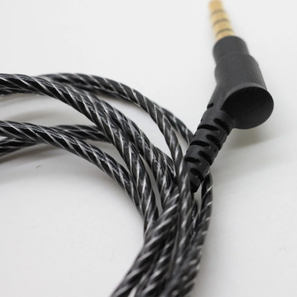 Фото MMCX SE215 Cable with MIC Single Crystal Copper Wire Detachable Cords for Shure SE215 SE315 SE425 SE846 Earphone Cable №4