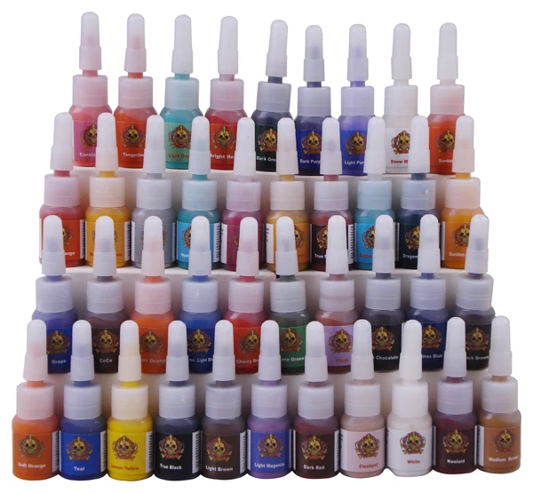 

40pcs tattoo ink kit pigments permanent makeup 5ml/bottle cosmetic manual body painting supply