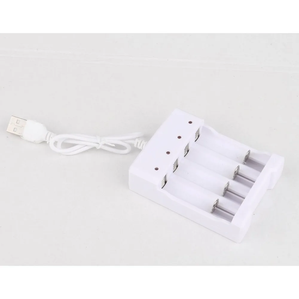 Зарядное устройство для аккумуляторов AA AAA 4 порта зарядное с usb разъемом