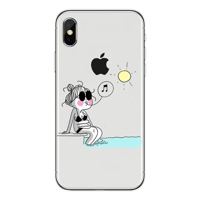 Принципиально Перейти la volatil Мягкий силиконовый прозрачный чехол для iPhone X 8 7 6 6 S плюс 5S 5C SE XS Max