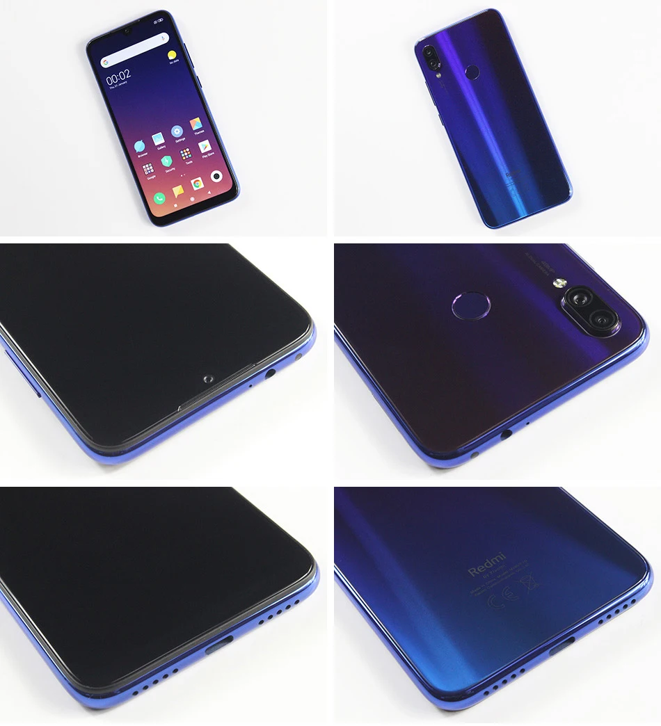 Xiaomi Redmi Note 7 с глобальной версией, 4 Гб, 128 ГБ, Смартфон Snapdragon 660, четыре ядра, 48 Мп+ 5 МП, двойная камера, 6,3 дюйма, полный экран, 4000 мАч