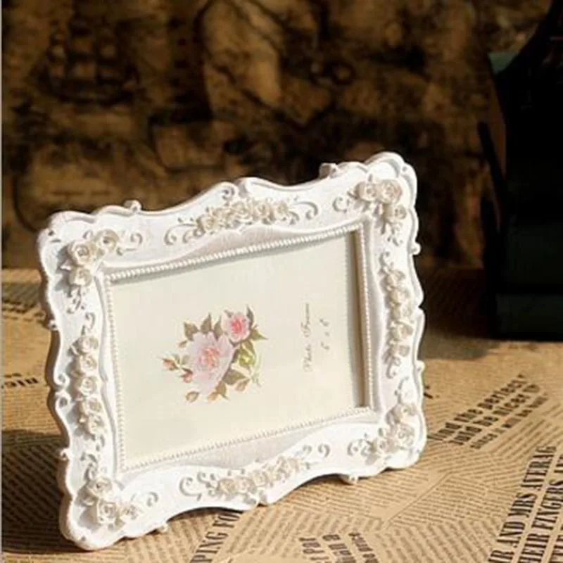 Фоторамка из полимера 6/7/8/10 дюймов белая розовая фоторамка современное искусство