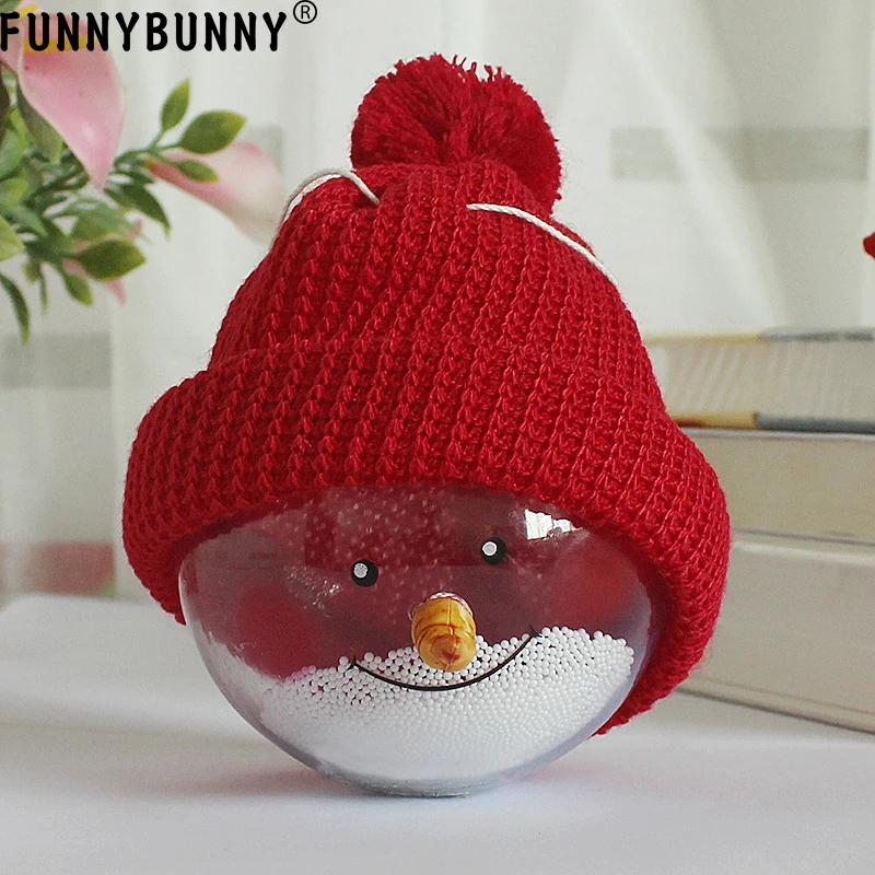 FUNNYBUNNY креативная кукла прозрачный Снеговик мяч Рождественские подвесные