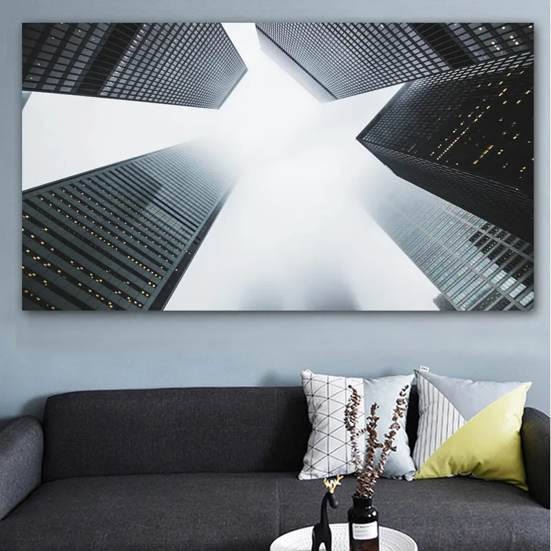 RELIABLI плакат настенное искусство архитектура высокое здание холст картина
