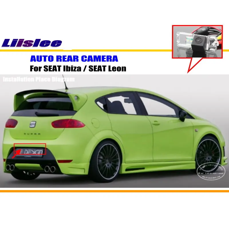 Liislee Автомобильная камера заднего хода для SEAT Ibiza/Leon/Exeo/камера вида/HD CCD RCA NTST PAL OEM|hd
